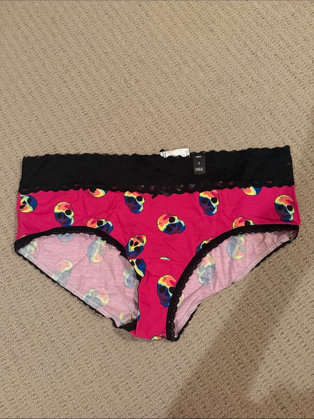 Torrid Rainbow Skull Cheeky Panties
